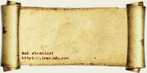 Anastasija Nenadić vizit kartica